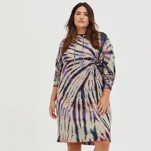 Tie Dye sweatshirt dress in a size 4X.
